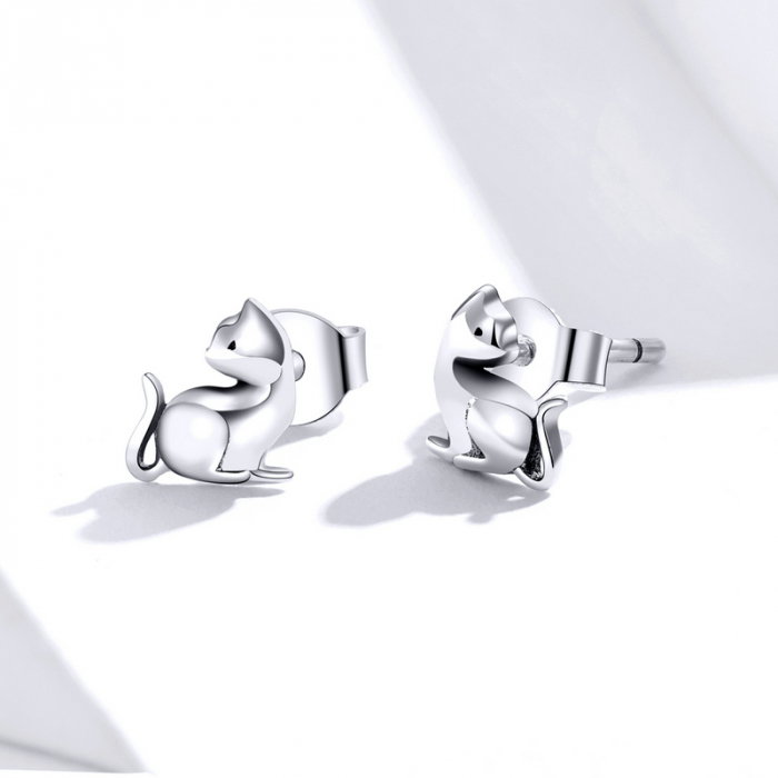 Cercei argint cu pisicute [6]