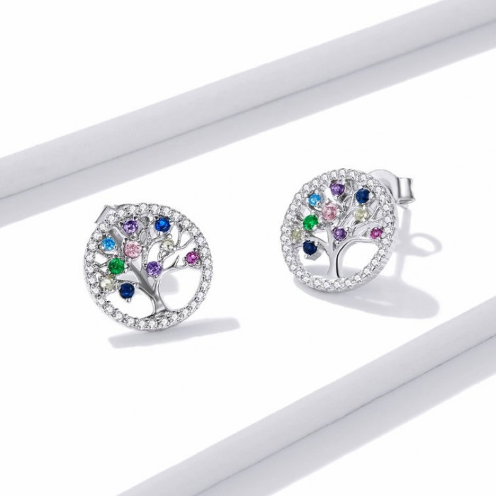 Cercei argint cu pomul vietii [3]