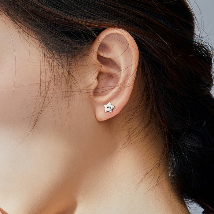 Cercei argint cu stelute [4]