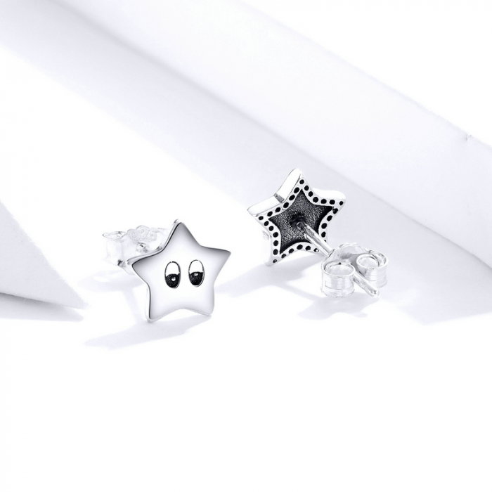 Cercei argint cu stelute [5]