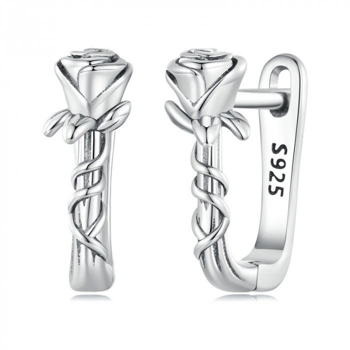 Cercei argint cu trandafiri [1]