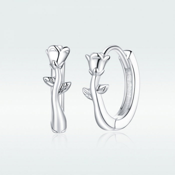 Cercei argint cu trandafiri [9]