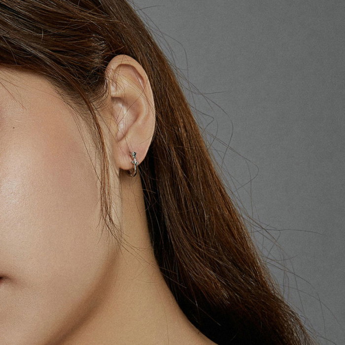 Cercei argint cu trandafiri [4]