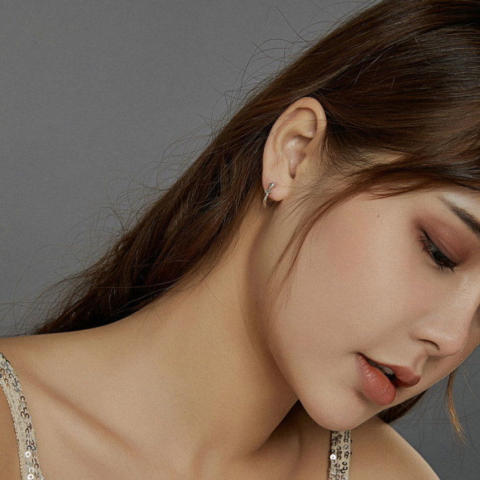 Cercei argint cu trandafiri [6]