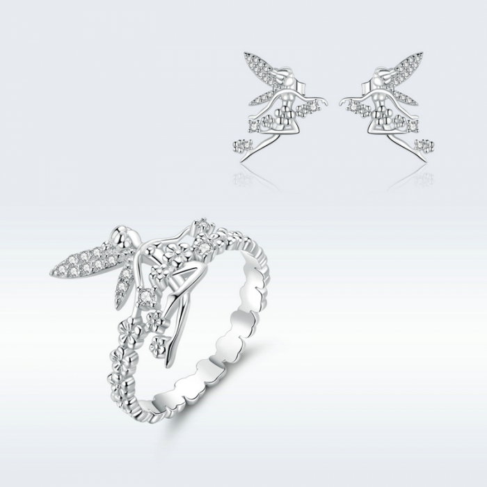 Cercei argint cu zane [10]