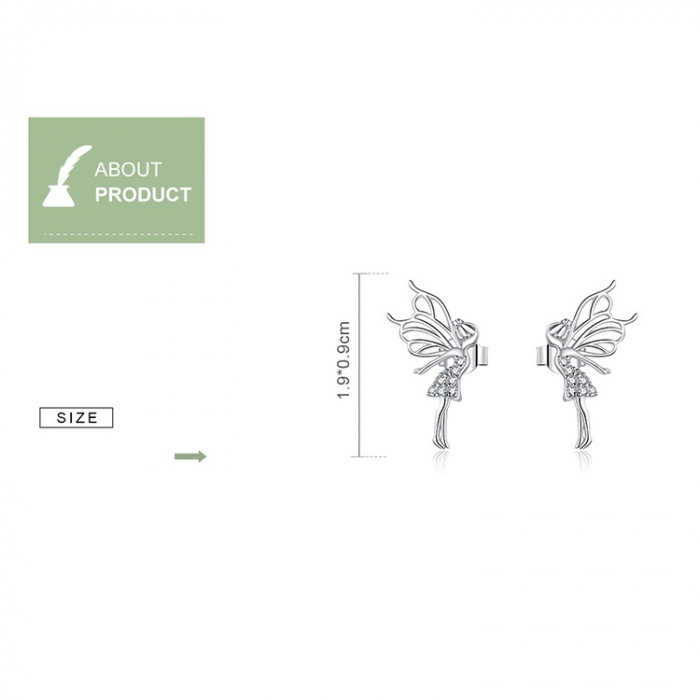 Cercei argint cu zane [8]