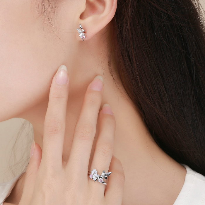 Cercei argint cu zane placati cu rodiu [4]