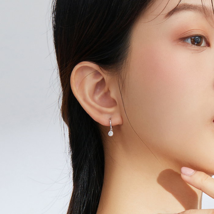 Cercei argint cu zirconii [4]