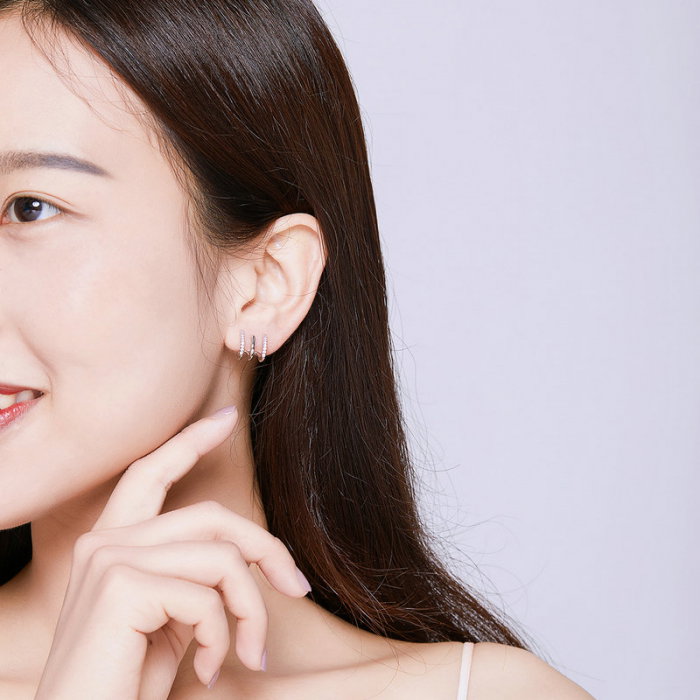 Cercei argint cu zirconii [7]