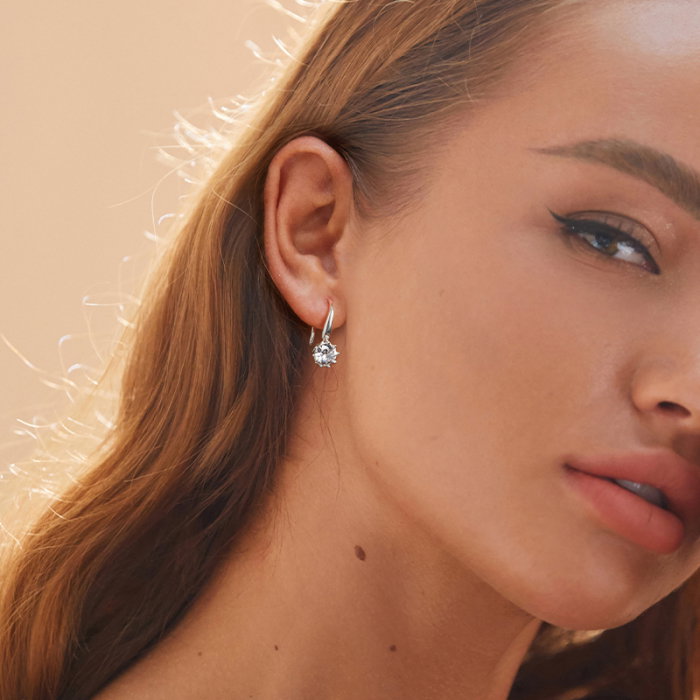 Cercei argint cu zirconii [2]