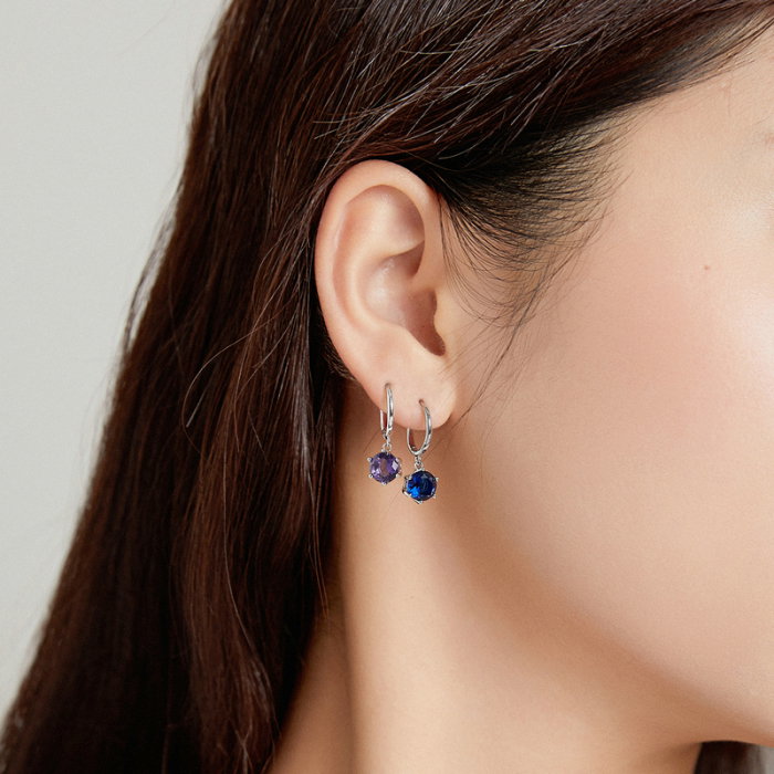 Cercei argint cu zirconii picatura [4]