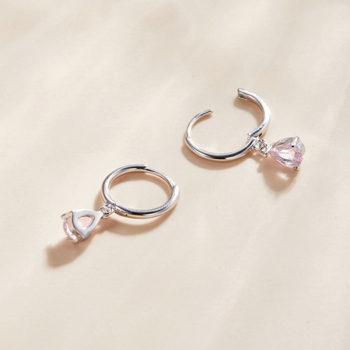 Cercei argint cu zirconii picatura [5]