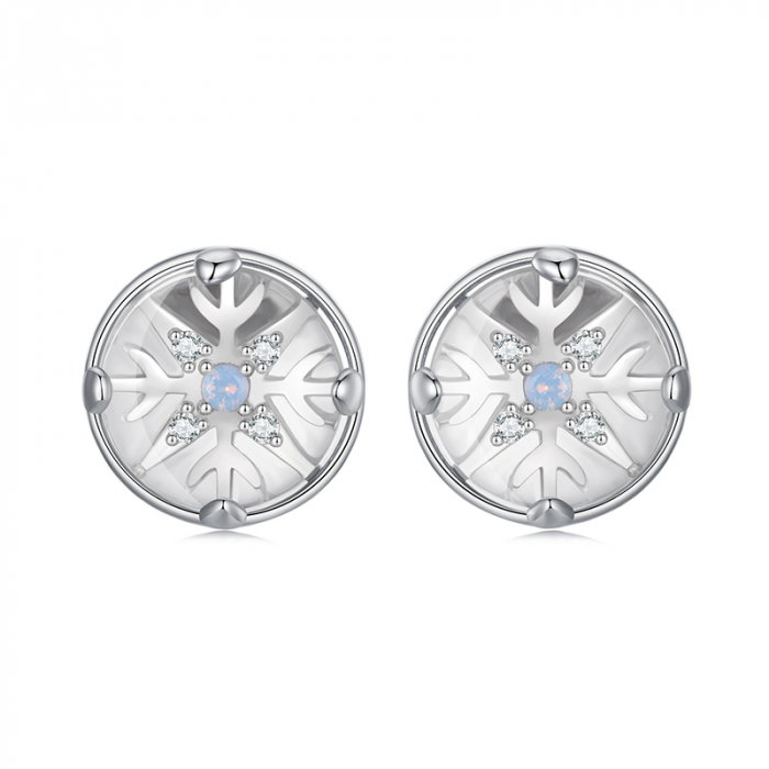 Cercei argint cu zirconiu si opal [1]