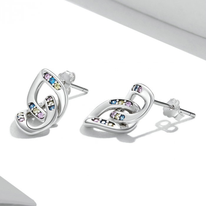 Cercei argint Double Link Chain [3]