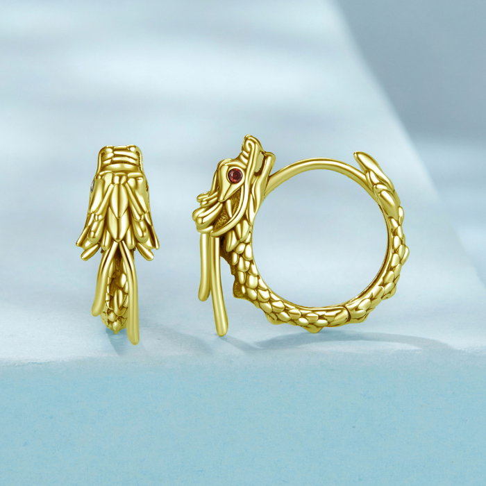 Cercei argint Dragoni [3]