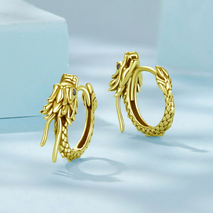 Cercei argint Dragoni [5]