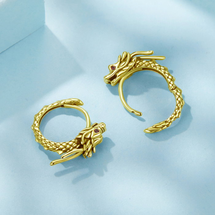 Cercei argint Dragoni [7]