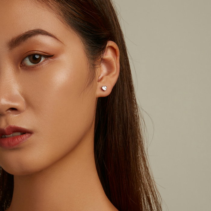 Cercei argint dragoste simpla [8]