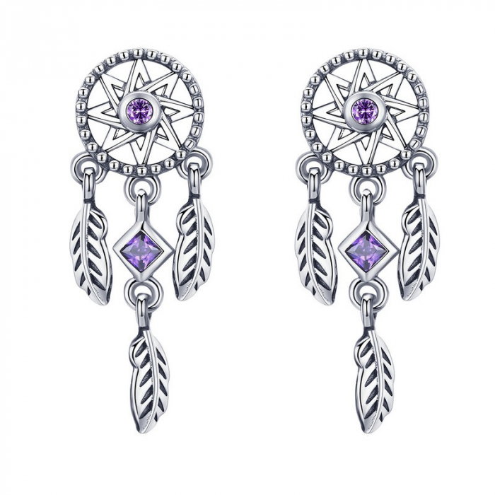Cercei argint Dream catcher [1]