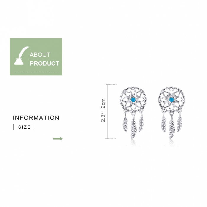 Cercei argint Dreamcatcher [6]