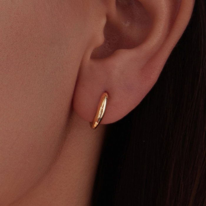 Cercei argint ear cuff placati cu aur [8]