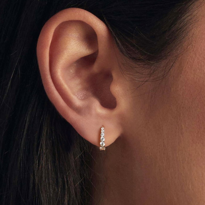 Cercei argint Elegance cu Moissanite [5]