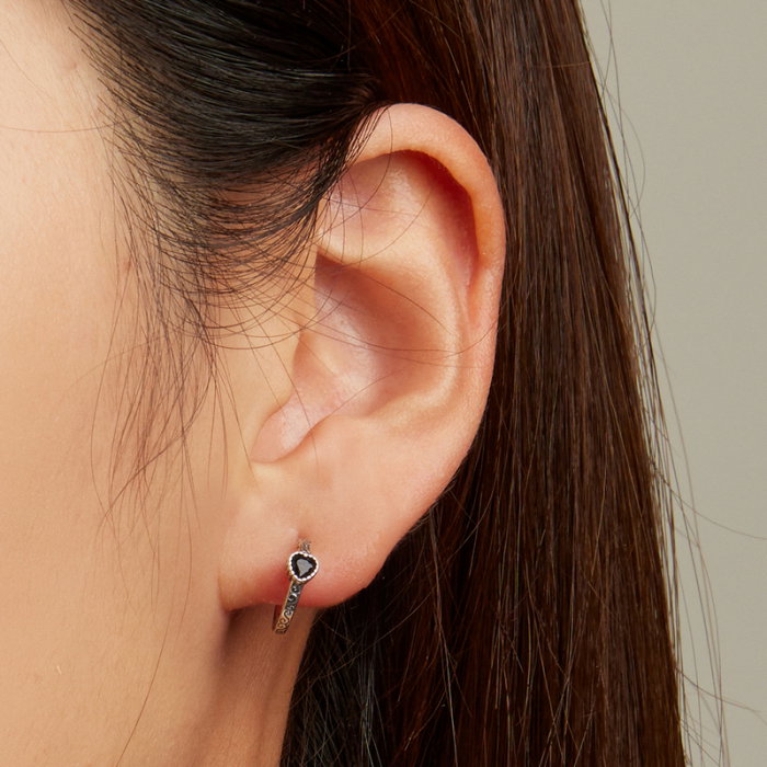 Cercei argint eleganti cu inimioare [6]