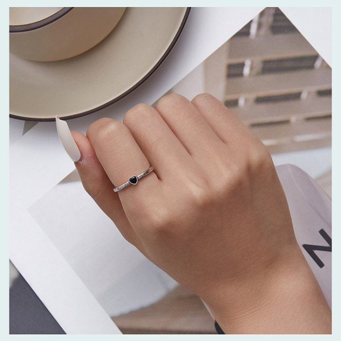 Cercei argint eleganti cu inimioare [10]