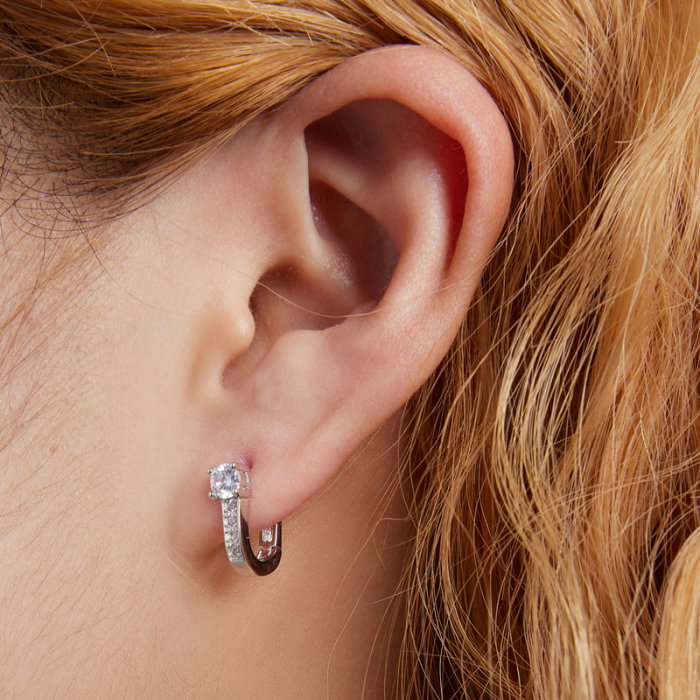 Cercei argint eleganti cu zirconii [7]