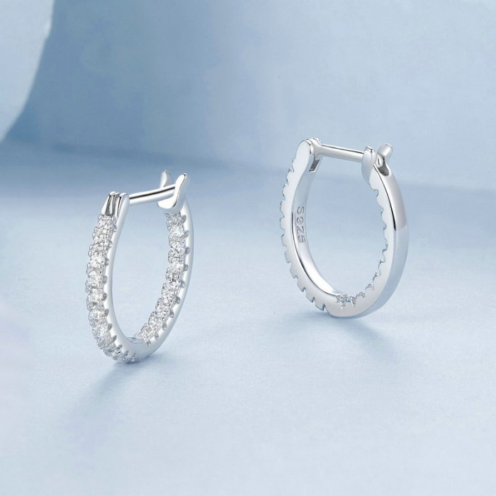 Cercei argint eleganti cu zirconii [5]