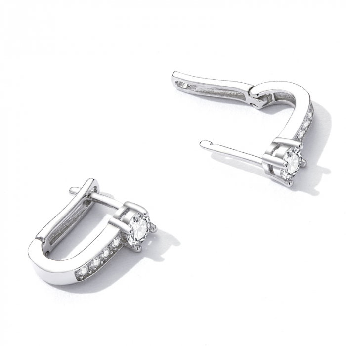 Cercei argint eleganti cu zirconii [3]
