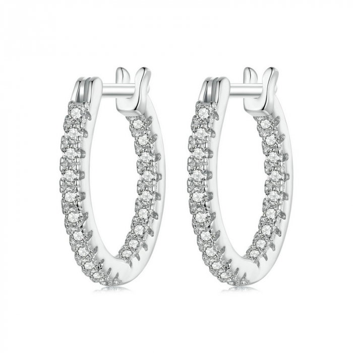 Cercei argint eleganti cu zirconii [21]