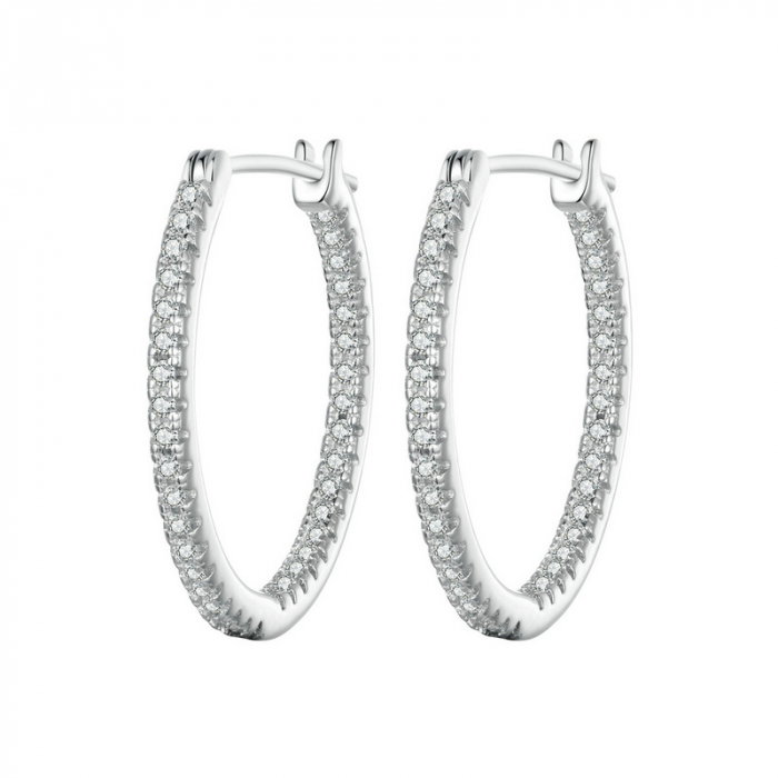 Cercei argint eleganti cu zirconii [1]