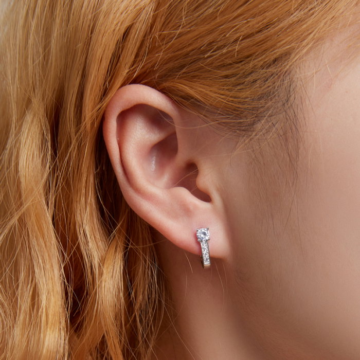 Cercei argint eleganti cu zirconii [6]