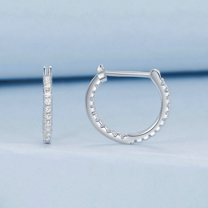 Cercei argint eleganti cu zirconii [3]