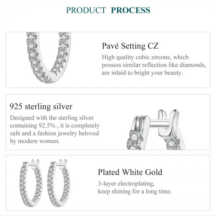 Cercei argint eleganti cu zirconii [9]