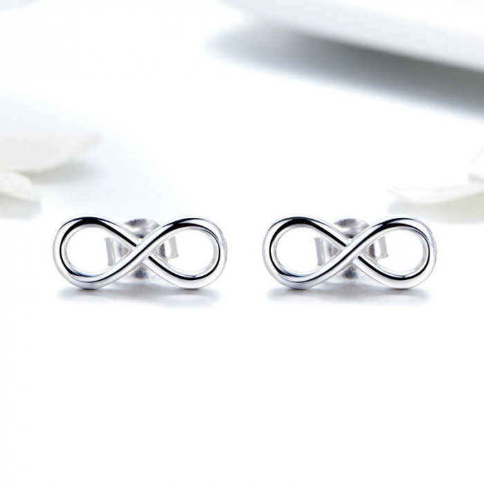 Cercei argint Endless Love [4]