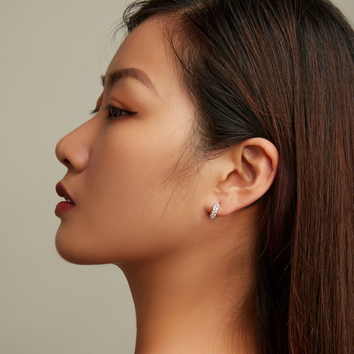 Cercei argint Exquisite cu zirconii [8]