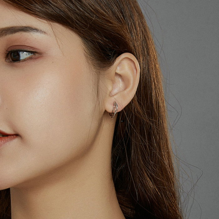 Cercei argint fire tesute [8]