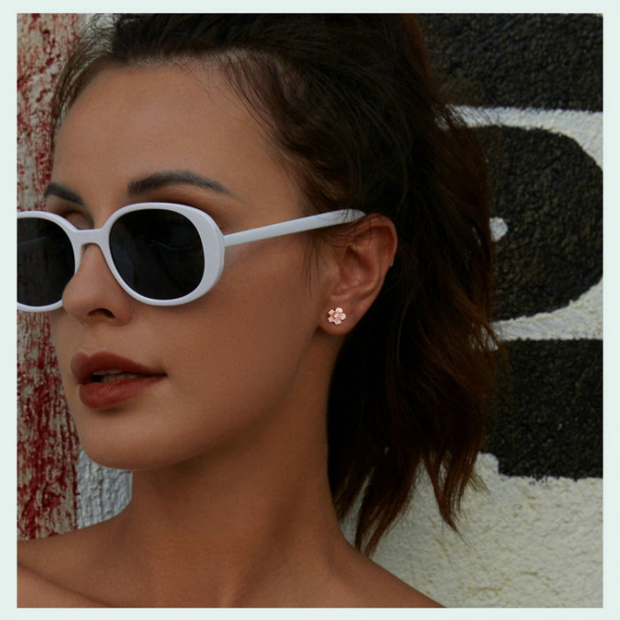 Cercei argint floare de cires [13]