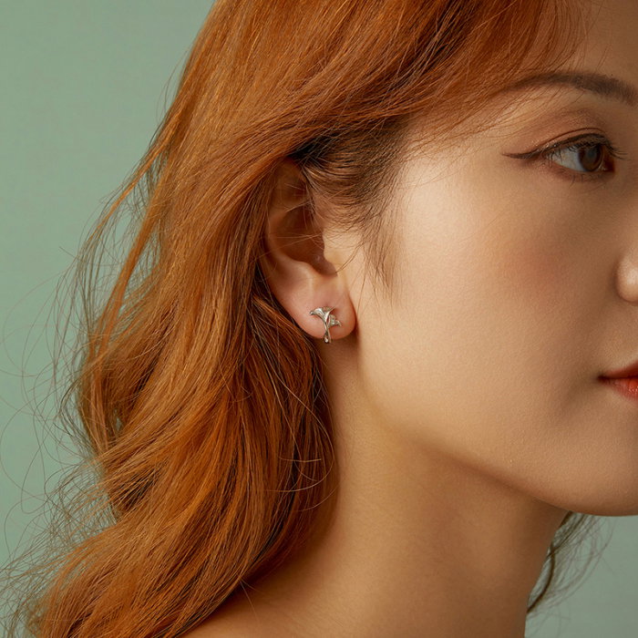 Cercei argint florali [10]