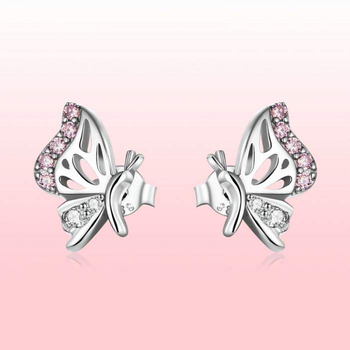 Cercei argint fluturasi delicati [10]