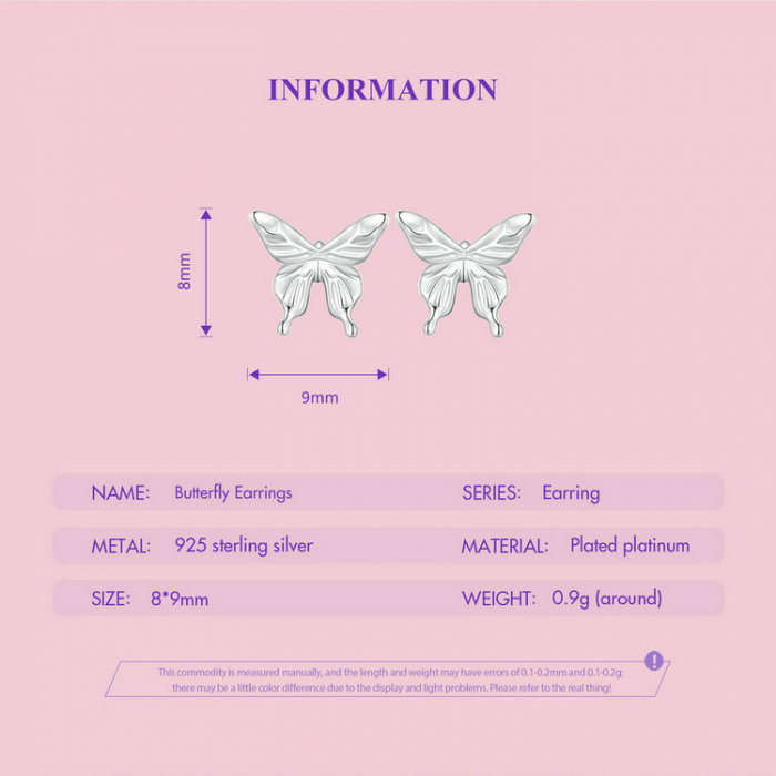 Cercei argint fluture [9]