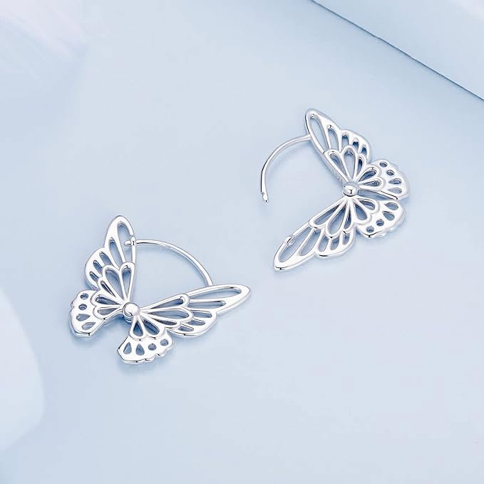 Cercei argint fluture [5]