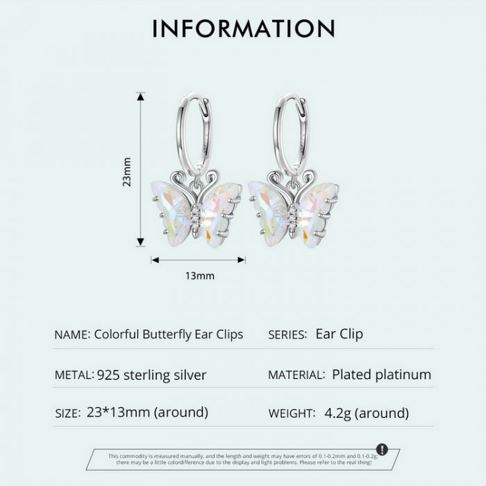 Cercei argint fluture simfonie [3]