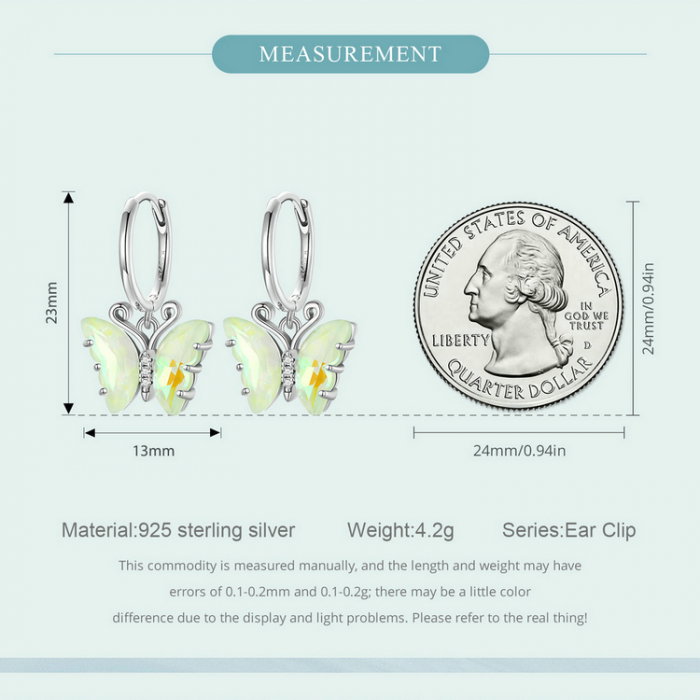 Cercei argint fluture simfonie [12]