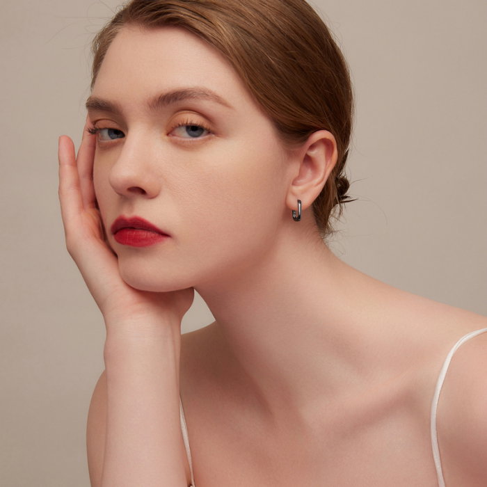 Cercei argint argintii French [7]