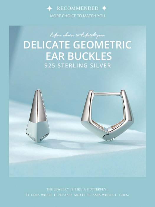 Cercei argint geometrici [15]