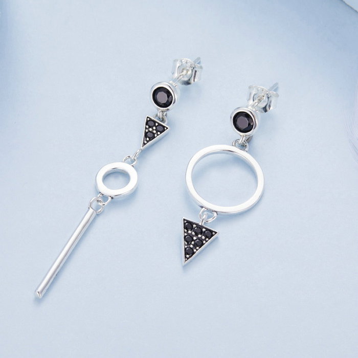 Cercei argint geometrici [5]