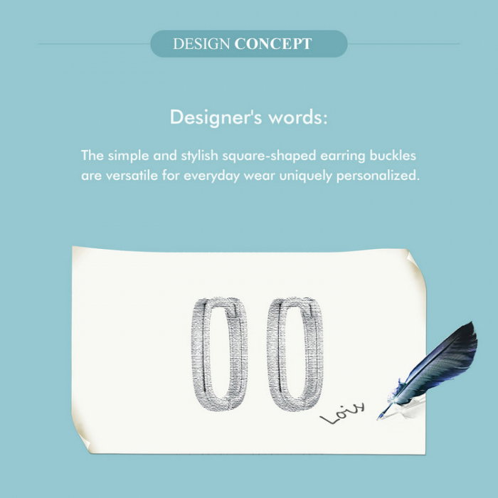 Cercei argint geometrici [13]